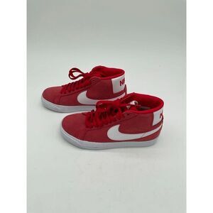 Nike SB Zoom‎ Blazer Mid University Red/White Suede- New Size 4Y